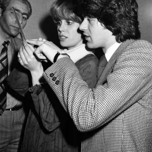 Joanna Lumley Judges Purdey Haircut Lookalike Contest Print, March 1977 Joanna Lumley Judges Purdey Haircut Lookalike Contest Print, March 1977