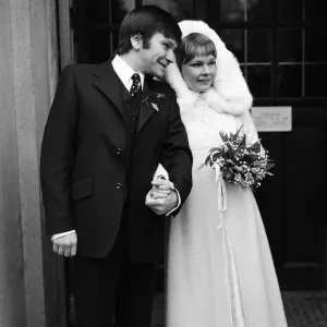 Actress Judi Dench marries actor Michael Williams at St Marys Catholic Church Actress Judi Dench marries actor Michael Williams at St Marys Catholic Church