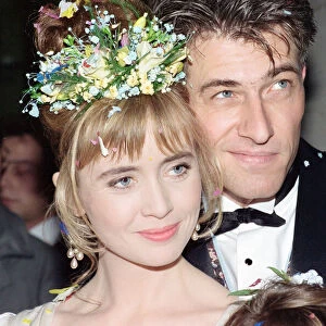 Actress Lysette Anthony marries Luc Leestemaker. Circa January 1991