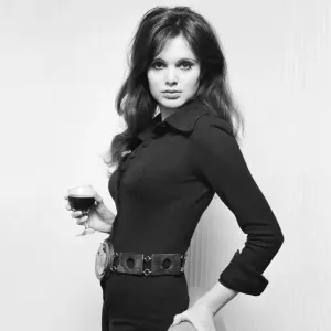 Madeline Smith at BBC Press Show Reception Print, 9th February 1972