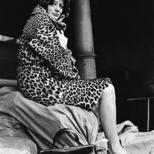 Maggie Smith on Train Platform Print, 24th March 1964