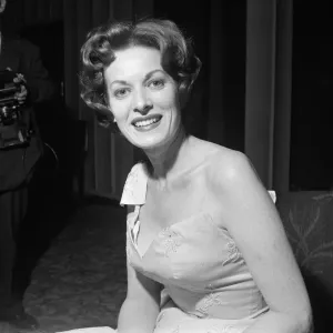 L'attrice Maureen O'Hara, prima serata di Middle of the Night. 4 giugno 1959. L'attrice Maureen O'Hara, prima serata di Middle of the Night. 4 giugno 1959.