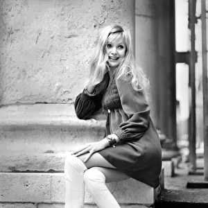 Actress and model Maddy Smith a. k. a. Madeline Smith aged 20 photographed in London