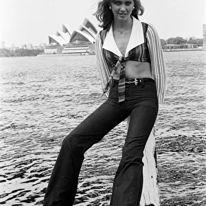 Actress Olivia Newton-John in Sydney, Australia. 3rd November 1973