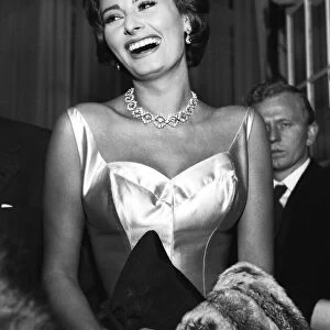 Actress Sophia Loren October 1957
