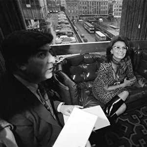 Actress Sophia Loren pictured at the Piccadilly Hotel Manchester, December 1982
