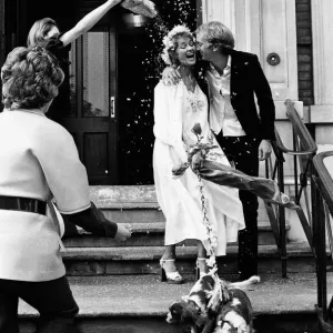 Actress Stephanie Beacham marries actor John McEnery at Hampstead Registry Office, London Actress Stephanie Beacham marries actor John McEnery at Hampstead Registry Office, London
