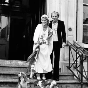 Actress Stephanie Beacham marries actor John McEnery at Hampstead Registry Office, London Actress Stephanie Beacham marries actor John McEnery at Hampstead Registry Office, London