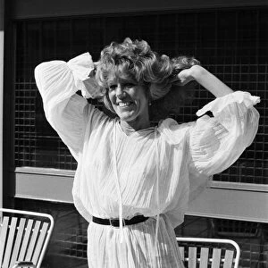 Actress Sue Nicholls. 25th March 1982