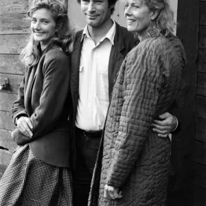 Vanessa Redgrave and Joely Richardson with Timothy Dalton, London 1988 Print Vanessa Redgrave and Joely Richardson with Timothy Dalton, London 1988 Print