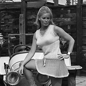 Actress Veronica Carlson 1968