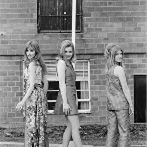 Three of the actresses in the Hammer horror production "The Vampire Lovers"