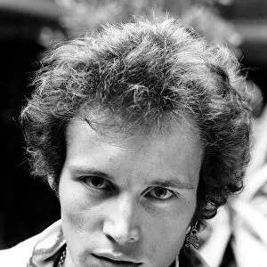 Adam Ant pictured without his make up in London today. February 1982