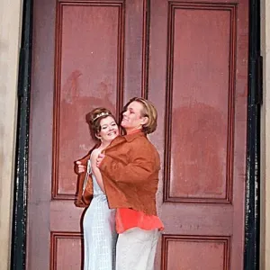 Adam Rickett and Jane Danson January 1998 who play Nick Tilsley