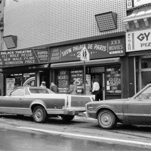 Adult video stores in New York. 13th February 1981 Adult video stores in New York. 13th February 1981
