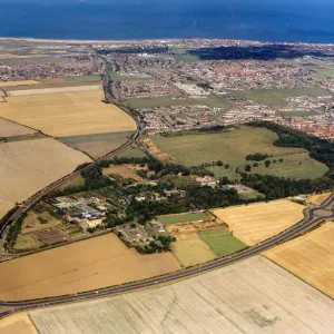 Aerial photograph of the site of English Estates latest development - Kirkleatham Aerial photograph of the site of English Estates latest development - Kirkleatham