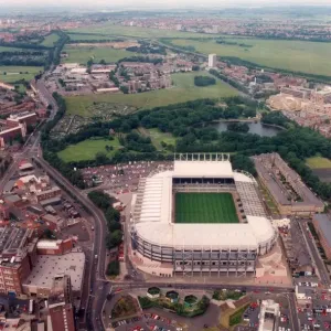 An aerial picure of St James Park circa 11 / 07 / 96 By the time An aerial picure of St James Park circa 11 / 07 / 96 By the time