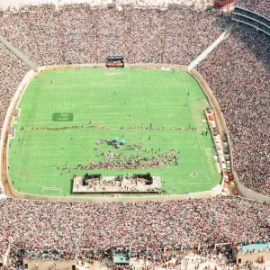 Aerial View of Soccer City Stadium, Soweto 1990 Print