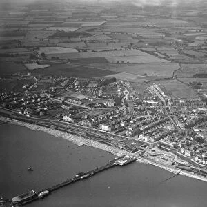 Aerial view of Clacton-on-Sea. Circa 1926