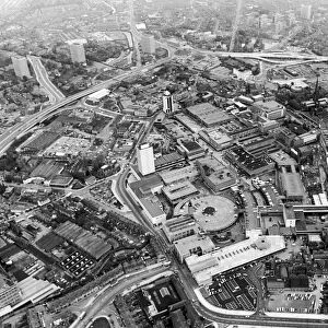 Aerial view of Coventry City Centre 23rd July 1969