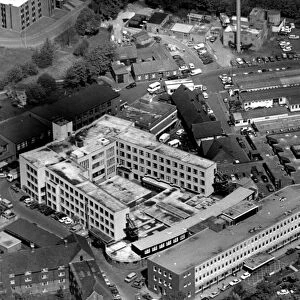 An aerial view of Coventry & Warwickshire Hospital, Stoney Stanton Road
