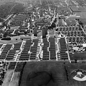 Aerial View of Danepark part of the Orchard park Estate, Hull Circa 1987