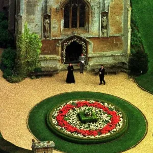 Aerial view of Henry Dent Brocklehurst wedding May 1998 who married Model Lili Aerial view of Henry Dent Brocklehurst wedding May 1998 who married Model Lili