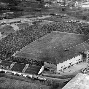 Aerial View of Murrayfield Stadium Print, 1950 Aerial View of Murrayfield Stadium Print, 1950