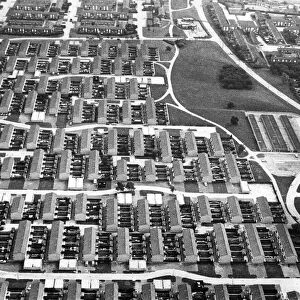 Aerial view of the Orchard Park Estate, Hull 10th September 1980