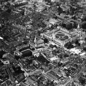 Aerial view of the town of Oxford. 5th July 1927 Aerial view of the town of Oxford. 5th July 1927