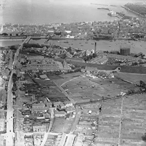 Aerial view of Weymouth. Local Caption These are rough scans