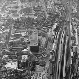 Aerial views of Reading, Berkshire. 26th October 1976 Aerial views of Reading, Berkshire. 26th October 1976