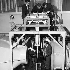 Aeronautics Students at Lanchester College of Technology, Coventry, 2nd January 1965 Aeronautics Students at Lanchester College of Technology, Coventry, 2nd January 1965
