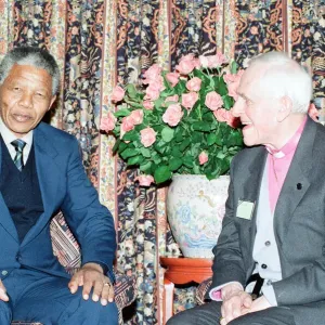 African National Congress (ANC) leader Nelson Mandela on his first trip to the United African National Congress (ANC) leader Nelson Mandela on his first trip to the United