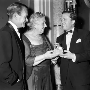 Agatha Christie at Mousetrap Celebration Print April 1958