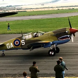 Air Aircraft Curtis P40 Kittyhawk american built fighter aircraft flown by the Royal Air Air Aircraft Curtis P40 Kittyhawk american built fighter aircraft flown by the Royal Air