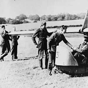 Air Cadet glider school in Southern England during Second World War