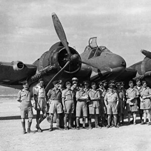 Air correspondents of London newspapers visit Royal Air Force Commands in North Africa