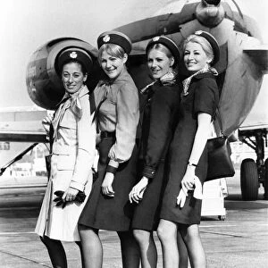 Air Hostesses. October 1972 P000139