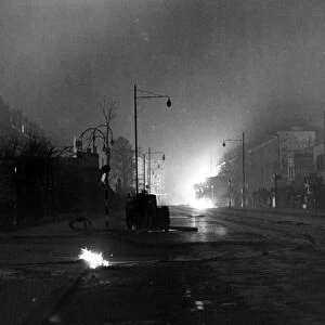 Air raid in Camberwell, London. 8th December 1941