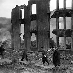 Air raid damage to Glasgow. 13th March 1941
