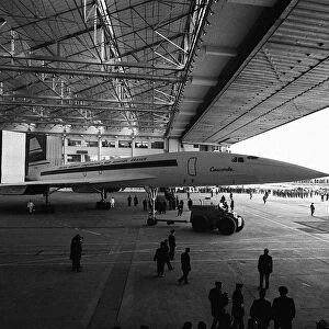 Aircraft BAC Aerospatiale Concorde 001 - roll out of the French built Concorde 001