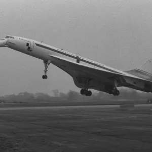 Aircraft BAC Aerospatiale Concorde 002 1st Landing April 1969 - The British built Aircraft BAC Aerospatiale Concorde 002 1st Landing April 1969 - The British built