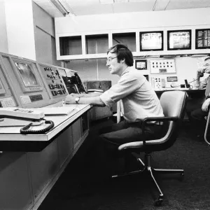 Aircraft control room at Gatwick Airport. 21st June 1983 Aircraft control room at Gatwick Airport. 21st June 1983
