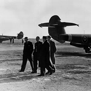 Aircraft Gloster Meteor of the Royal Air Force Oct 1945 The first jet aircraft to