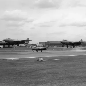 Aircraft Hawker Sea Hawks Sept 1957 of the Royal Navy Aircraft Hawker Sea Hawks Sept 1957 of the Royal Navy