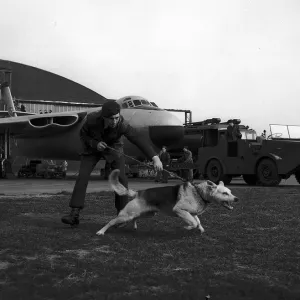 Aircraft Vickers Valliant V Bomber March 1956 from RAF Marham in Norfolk Aircraft Vickers Valliant V Bomber March 1956 from RAF Marham in Norfolk
