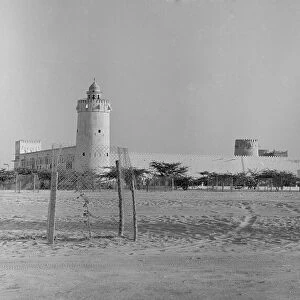 Al-Hosn Palace aka White Fort in Abu Dhabi. July 1965