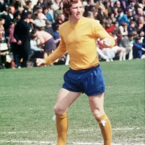 Alan Ball du Everton portant l'équipement de route jaune Circa 1969. Alan Ball du Everton portant l'équipement de route jaune Circa 1969.