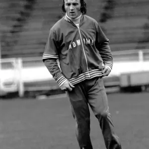 Alan Ball seen here with the England team training at Wembly for their European